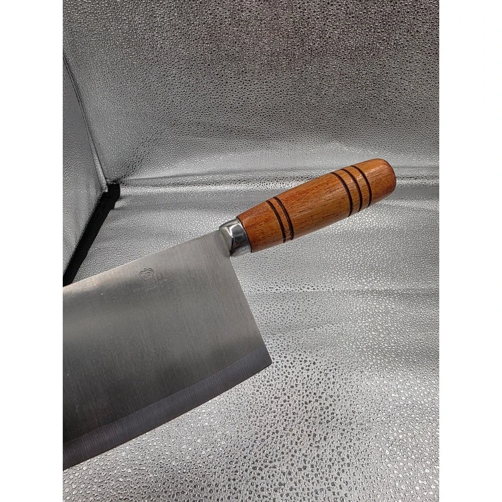 JR 20504 Stainless Steel Meat‎ Cleaver Butcher Knife Wooden Handle 12 Inch O2